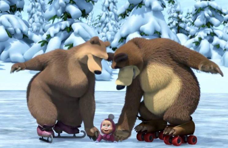 Máša a medveď: Prázdniny na ľade (diel 10)