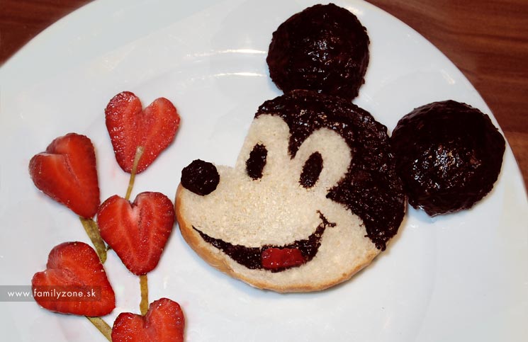 Jedlý obrázok Mickey Mouse