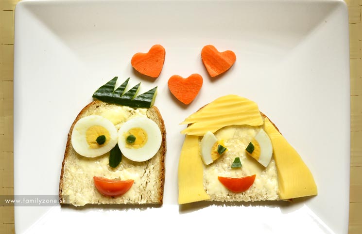 Chlebíková láska – jedlý obrázok